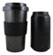 Lunar Moon Phases With Night Stars Reusable Travel Mug Cup W/ Lid And Sleeve