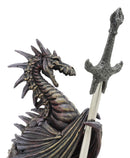 Ebros Litche Blade Ruth Thompson Skeleton Dragon Statue With Letter Opener Knife Decor