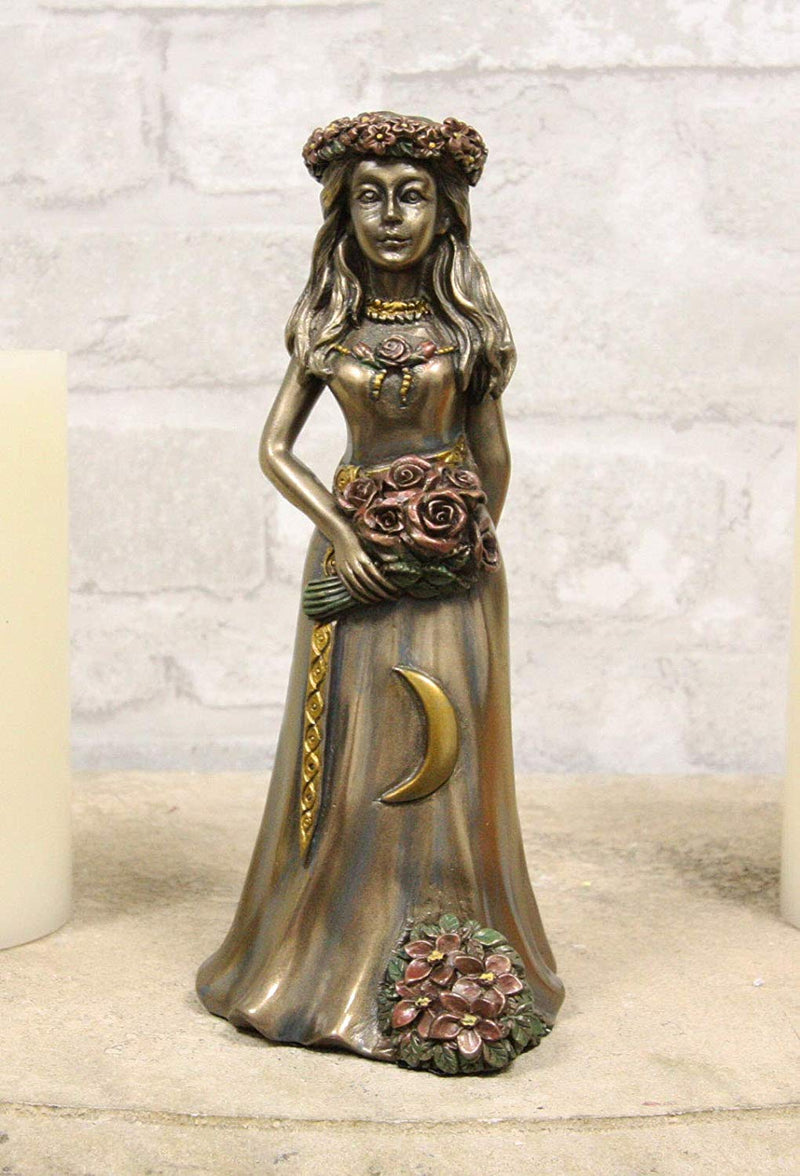 Ebros Celtic Sacred Lunar Cycle Triple Goddess Statue (Maiden) 6.5" Height