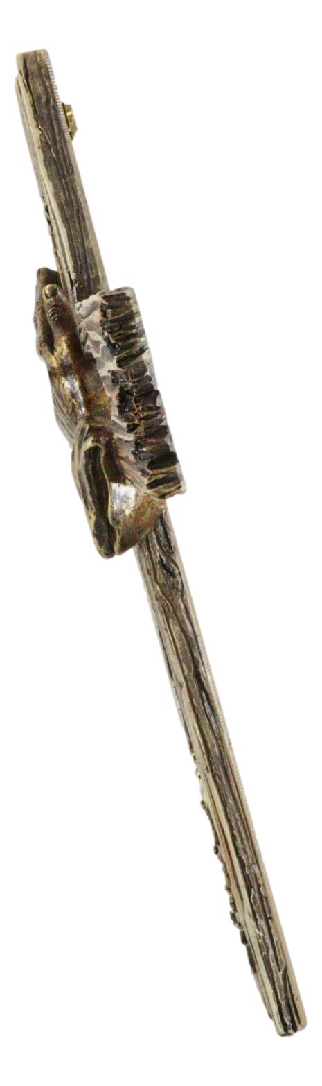 Rustic Western Faux Wooden God Bless Our Family Praying Hands Rugged Wall Cross