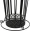 Ebros Black Rod Iron Cathedral Windows Walking Cane Or Umbrella Stand Holder