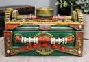 Steampunk Mechanical Gears Design Secret Jewelry Box With Navigational Compass