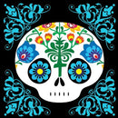 Ebros Calavera Baby Sugar Skulls DOD Ceramic Coaster Set 4 Corked Tiles
