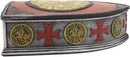 Ebros Medieval Coat of Arms Crusader Shield Crest Decorative Trinket Box 6" Long