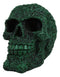 Day of The Dead Greenman Ent Green Petal Leaves Flora Fauna Skull Figurine
