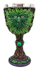 Ebros Large Celtic Tree Spirit Man Greenman Wine Goblet 8oz Cup