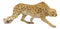 Large 49" Long Lifelike Safari Lightning Predator Prowling Cheetah Statue Decor