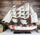 20"L Handicraft Wood United States Coast Guard Cutter Eagle Ship Model Display