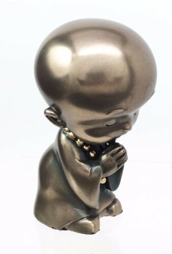 Ebros Shaolin Kungfu Master Prodige Child Monk Meditating Small Figurine Buddha