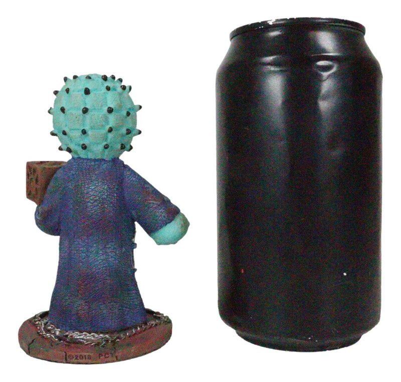 Ebros Pinheadz Monster with Voodoo Stitches Figurine 4.25"H (Pinhead Hellbound)