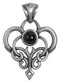 Ebros Celtic Eternity Love Heart Pendant Medallion Necklace Accessory Jewelry
