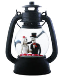 Ebros Gothic Eternal Skeleton Wedding Couple Water Globe LED Night Lantern
