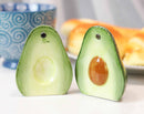 Ceramic Superfood Hearty Avocado Halves Salt And Pepper Shakers Figurine Set