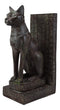 Ebros Egyptian Bastet Bookend Statue Or Hieroglyphic Epitaph Figurine 14" Tall