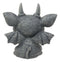 Gothic Horned Bat Cat Gargoyle Bast Figurine Small Mythical Fantasy Decor Statue