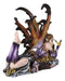 Butterfly Kisses Fall Maple Leaf Fairy With Golden Butterfly Statue 6"Long