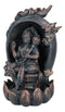 Hindu Buddha Hanuman Monkey God On Lotus Backflow Cone Incense Burner Figurine