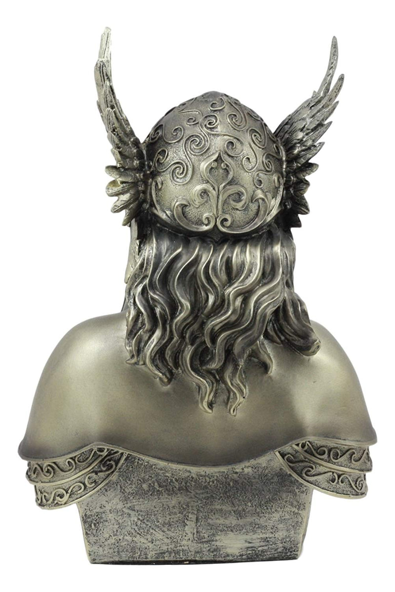 Norse Viking Poetic Edda Goddess Valkyrie Bust Statue 11"H Odin's Iron Maiden