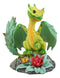 Ebros Fantasy Green Thumb Tropical Pineapple Dragon Statue Fairy Garden Collectible