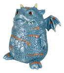 Proggle The Fat Little Blue Dragon With Tiny Wings Comical Chibi Small Figurine