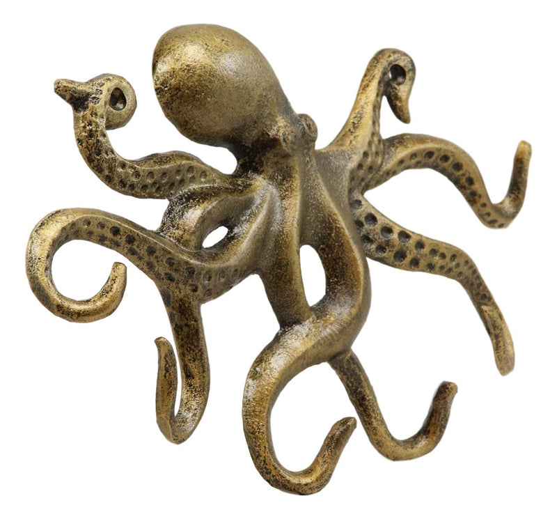 Ebros Gift 10.25 Wide Aluminum Nautical Cthulhu Deep Sea Kraken Octop