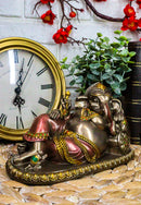 Ebros Vastu Hindu Supreme God of Wisdom & Success Reclining Ganesha Ganapati Figurine