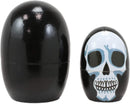 Ebros 5 Piece Set Skull Face Skeleton Head Nesting Dolls Matroyshka Figurines