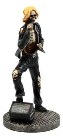 Day Of The Dead Skeleton Rock Band Lead Singer Figurine Underworld Entertainment