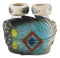 Southwestern Indian Dreamcatcher Feather Salt And Pepper Shakers Holder Set