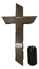 Rustic Country Farmhouse Western Multi Layer Faux Plank Wood Collage Wall Cross