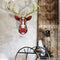 Ebros Deer Head Faux Taxidermy Wall Sculpture Rustic Cabin Wall Home Decor 19.5"