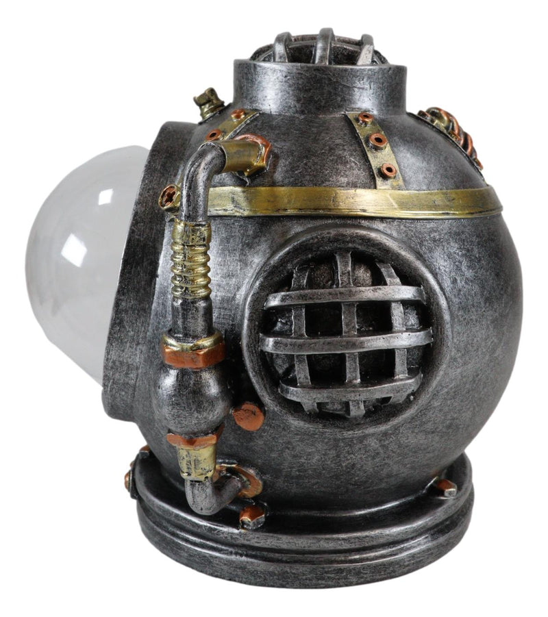 Ebros Steampunk Nautical Marine Diver Helm Submarine Ship Skull Macabre Figurine