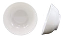 Restaurant Supply Contemporary Round White Jade Melamine Large Soup Bowls Set 2