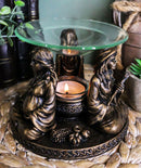 Wicca Triple Goddess Maiden Mother Crone Votive Holder Aroma Oil Warmer Figurine