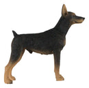 Pet Pal Lifelike Realistic Black Doberman Pinscher Dog Miniature Figurine