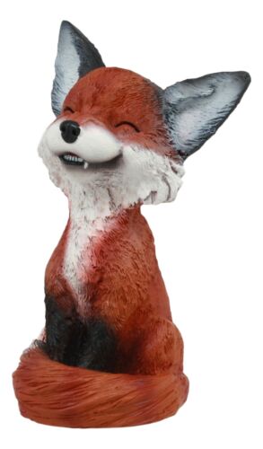 Ebros Sinister Grinning Urban Fox TeeHee Pets Collectible Statue 4.25" Tall