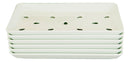 Pack Of 6 Sage Green Neta Zara Sushi Sashimi Plates With Drip Holes 8.75"X5"