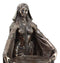 Large Bronzed Maxine Miller Celtic Triple Goddess Danu With Cauldron Statue 16"H