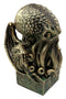 Ebros Ocean Terror The Call of Cthulhu Skull Figurine 7" H Kraken Octopus Statue