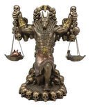 Ebros Large Egyptian Anubis Scales of Justice Kneeling Statue 11.75" Tall