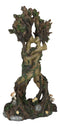 Dance Of Spring Greenman And Tree Woman Couple Gaia Dryad Ent Kissing Figurine