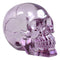 Ebros Pirate Cave Tomb Treasure Purple Translucent Skull Figurine Decorative Statue Acrylic Resin