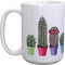 Ebros Gift Rainbow Cactus Mug Ceramic Coffee Mug 15 ounces Capacity 4.5"H