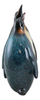 South Pole Family Emperor Penguins Mom and Dad Couple Hug Time Decor Figurine