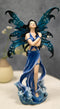 Ebros Water Elemental Fairy Goddess Statue 12"Tall Ocean Aphrodite Fairy Rising Over Waves Figurine