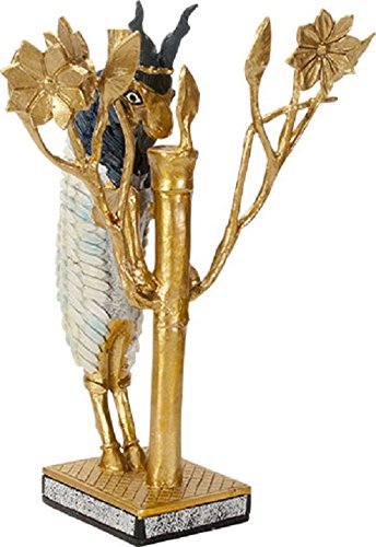 Ebros Ram In Thicket Statue 7" Height Figurine Penn Museum Replica Early Mesopotamian Collectible