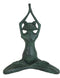 Large 16.5"H Aluminum Meditating Yoga Frog Toad Garden Patio Outdoor Statue