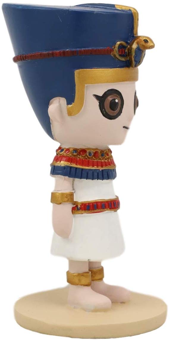 Ebros Weegyptians Egyptian Chibi Queen Nefertiti Statue 4" Tall Figurine