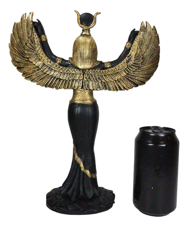 Ebros Egyptian Goddess Isis With Open Wings Statue Ancient Egypt Deity of Magic and Nature Iset Sculpture