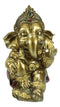Vastu Hindu Elephant God Baby Ganesha Ganapati With Fire Ember In Hand Figurine
